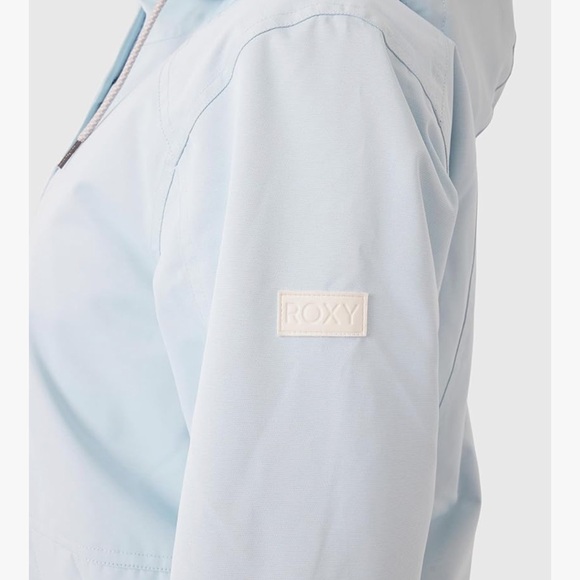 NWT Roxy Billie Ski Jacket Large Blue Women's Jacket 10k Waterproof Snow - Picture 5 of 13